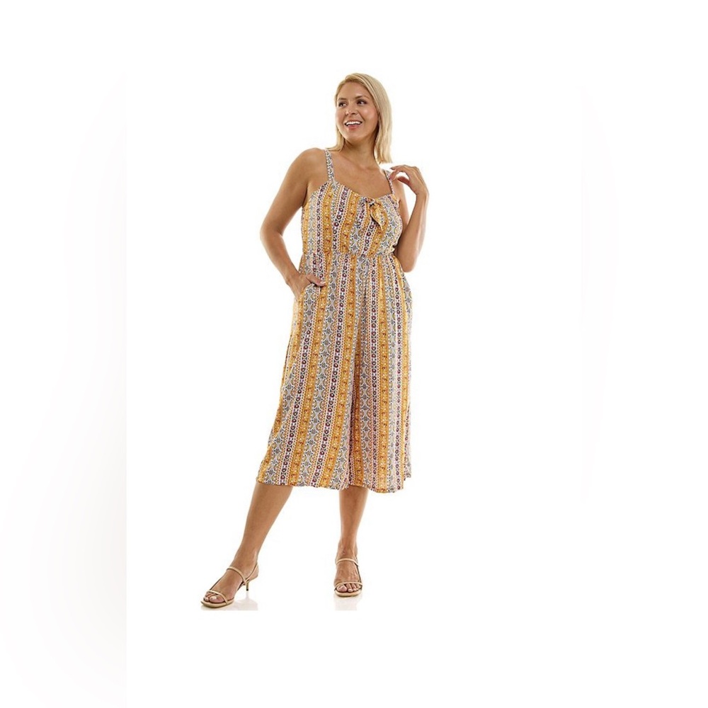 GUC Tie front wide leg jumper. juniors plus size 1X.